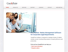 Tablet Screenshot of caseandpoint.com